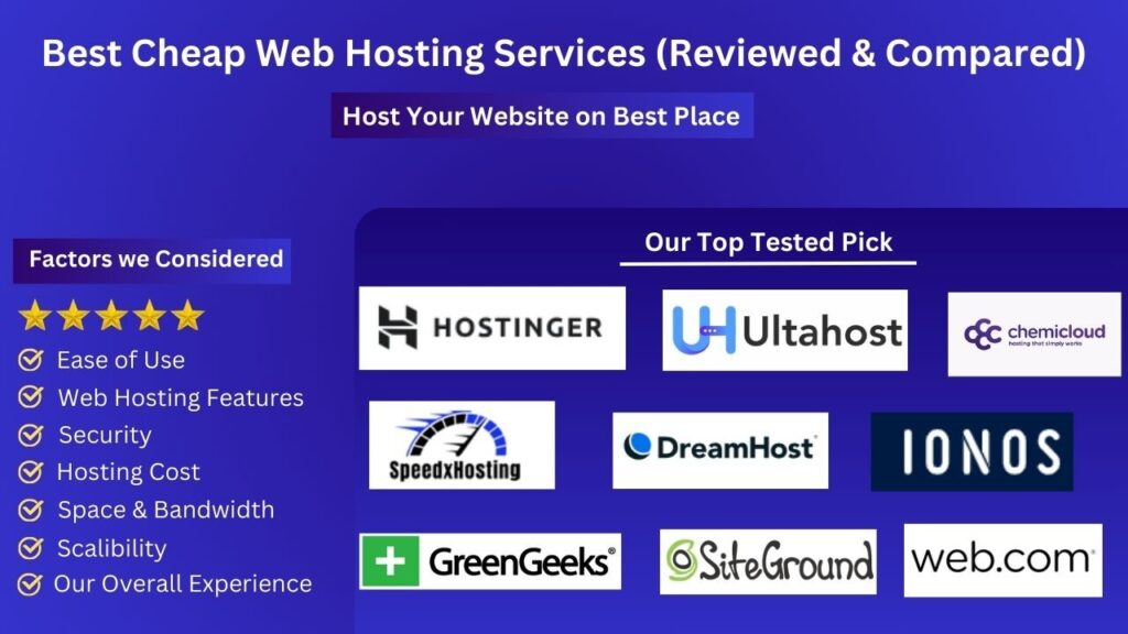 The Best Cheap Web Hosting Services In 2024